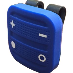 Télécommande sans fil. sans batterie bleue avec attache pour ceinture