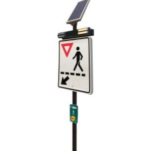 Ensemble RECTO-VERSO feux rectangulaire à clignotements rapides solaires