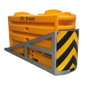 Traineau en acier galv. pour SLED+ cellule vide
