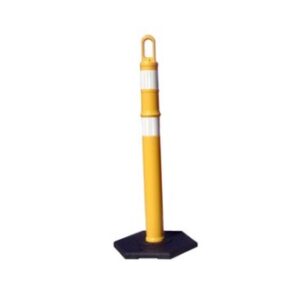 Looper tube jaune 42'' avec 2 bandes blanches HI