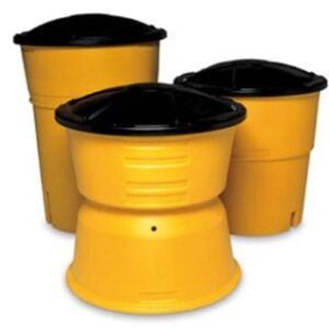 Baril inertiel atténuateur d'impact 2100lb avec couvercle