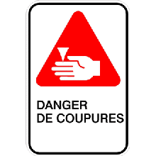 Danger de coupures