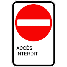 Accès interdit