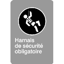 Harnais de sécurité obligatoire - Normes CSA