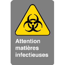 Attention matières infectieuses - Normes CSA