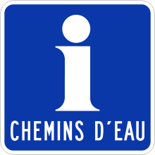 Borne d'information - Chemins d'Eau