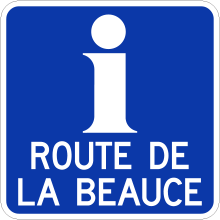 Borne d'information - Route des Montagnes