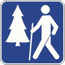 Sentier de randonnée pédestre