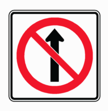 NO STRAIGHT THROUGH