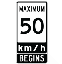 MAXIMUM SPEED Km/h and BEGINS