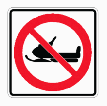 NO SNOWMOBILES