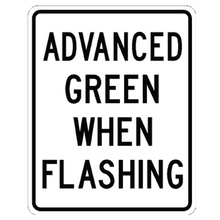 ADVANCED GREEN WHEN FLASHING