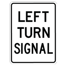 LEFT-TURN SIGNAL