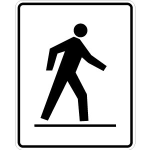 Pedestrian crosswalk left