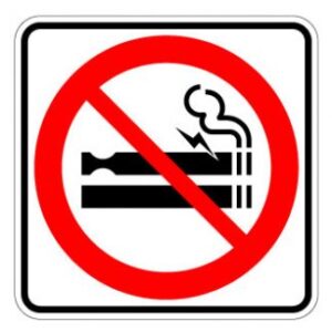 Interdiction de fumer et de vapoter