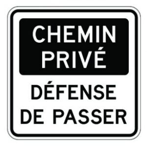 Chemin privé