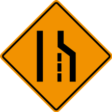 RIGHT LANE CLOSED AHEAD