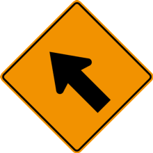 LANE CLOSURE ARROW LEFT