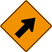 LANE CLOSURE ARROW RIGHT