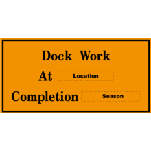 DOCK WORK AT XX, COMPLETION XX