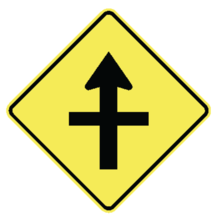 INTERSECTION 4 - WAY CONTROLLED