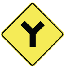 Y-INTERSECTION - UNCONTROLLED