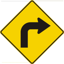 SHARP CURVE  RIGHT