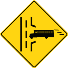 SCHOOL BUS ENTRANCE RIGHT