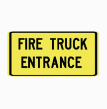 FIRE TRUCK ENTRANCE Tab