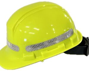Casque signaleur fluo