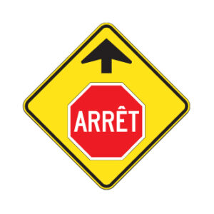 Signal avancé d'arrêt