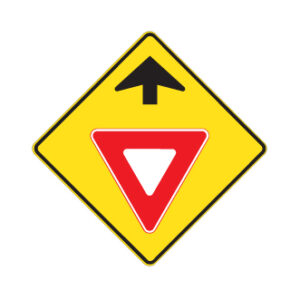 Signal avancé de cédez le passage