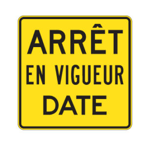 Nouvelle signalisation