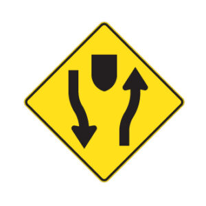 Chaussées séparées (début)