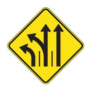 Signal avancé de direction des voies