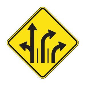 Signal avancé de direction des voies