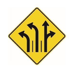 Signal avancé de direction des voies