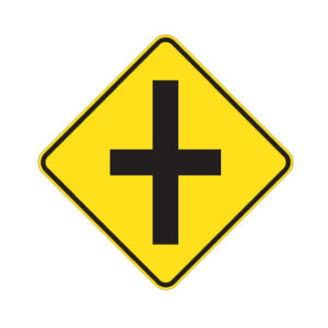 Intersection en croix