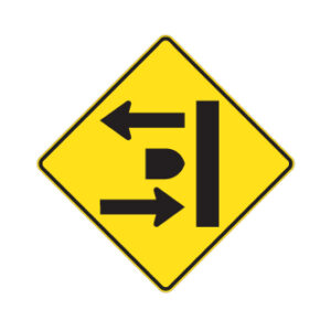 Intersection avec chaussées séparées