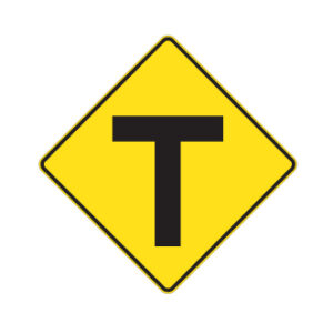 Intersection en T