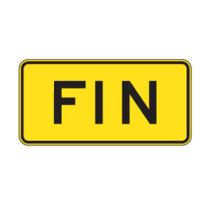 Panonceau FIN