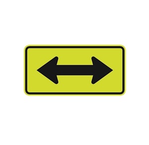 Flèche de direction à droite ou à gauche
