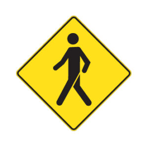 Signal avancé de passage pour piétons