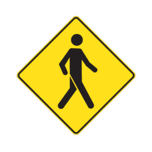 Signal avancé de passage pour piétons