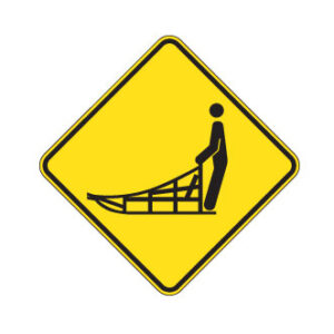 Passage pour traîneaux à chiens