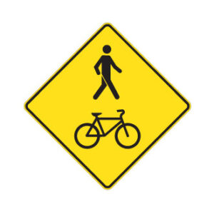 Signal avancé de passage pour piétons et pour bicyclettes