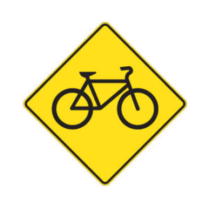 Passage pour bicyclettes ou présence de cyclistes