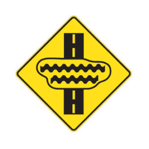 Chaussée inondée