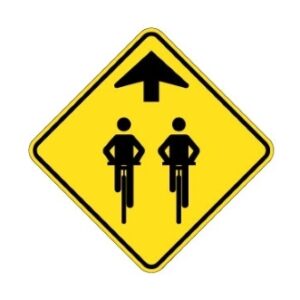 Signal avancé de présence d'une vélorue
