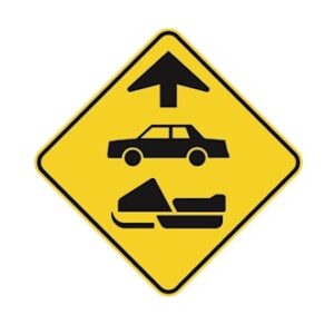 S/A de chaussée désignée pour automobiles et motoneiges